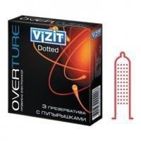 Презервативы Vizit точечные 3 шт.