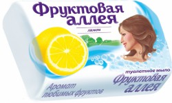 Мыло туалетное, 90 г Фруктовая аллея лимон