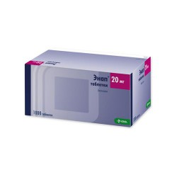 Энап табл. 20 мг 1000 шт.