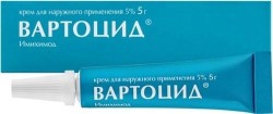 Вартоцид, крем д/наружн. прим. 5% 5 г