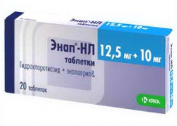 Энап-НЛ табл. 12.5 мг+10 мг 20 шт.